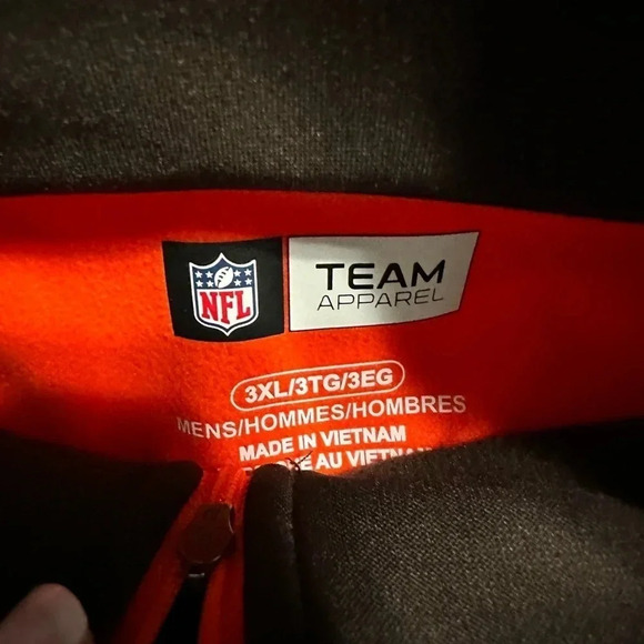 NFL Cleveland Browns Quarter Zip Pullover Men’s Size 3XL Football - Picture 2 of 5